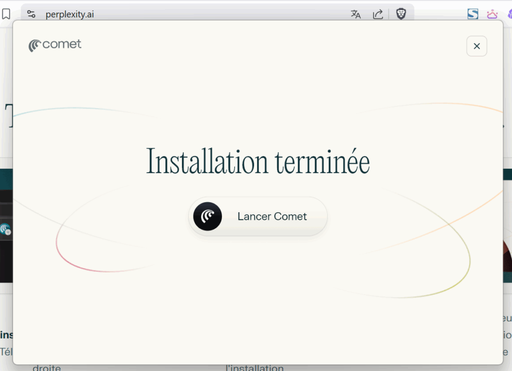  pour être prêt à le lancer